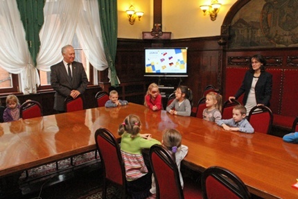 Przedszkolaki z wizytą u prezydenta