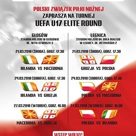 Reprezentacja Polski U-17 gra w Legnicy.Pomóżmy naszym piłkarzom awansować