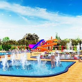 powiększ zdjęcie: AQUAFUN LEGNICA. Powstaje Letni Park Wodny