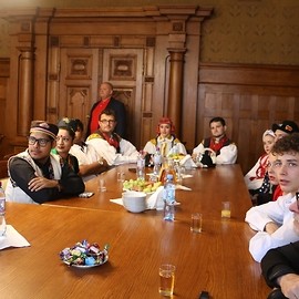 powiększ zdjęcie: Świat pod Kyczerą odwiedził prezydenta