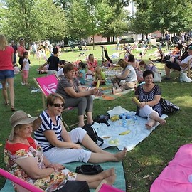 powiększ zdjęcie: Koc, trawa i zabawa, czyli Zdrowa Legnica
