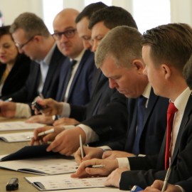 powiększ zdjęcie: Samorządy Zagłębia Miedziowego razem powalczą o unijne środki