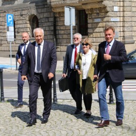 powiększ zdjęcie: Thomas Oppermann, wiceprzewodniczący Bundestagu z wizytą w Legnicy