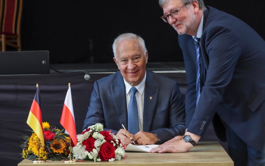 Wizyta gości z Wuppertalu. Prezydent podpisał deklarację pokoju i przyjaźni
