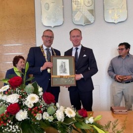 Prezydent  Maciej Kupaj uczestniczył w urodzinach Wuppertalu