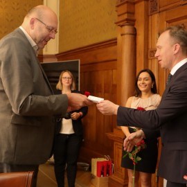Olaf Raschke nagrodzony tytułem Zasłużony dla Legnicy 