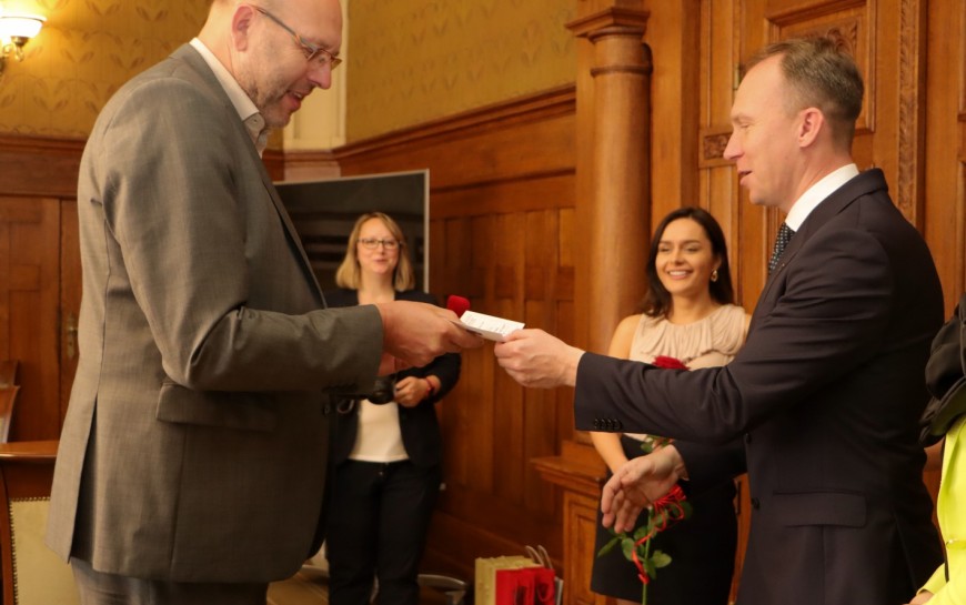 Olaf Raschke nagrodzony tytułem Zasłużony dla Legnicy