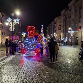 powiększ zdjęcie: Legnica rozbłysła świątecznie dla setek mieszkańców