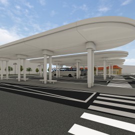 powiększ zdjęcie: W niecałe dwa lata powstanie w Legnicy centrum przesiadkowe