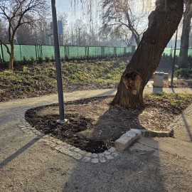 powiększ zdjęcie: W centrum miasta mamy skwer ze strefą wypoczynku