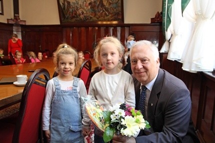 Przedszkolaki z wizytą u prezydenta