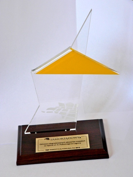 Legnica nagrodzona w konkursie Top Inwestycje Komunalne 2013