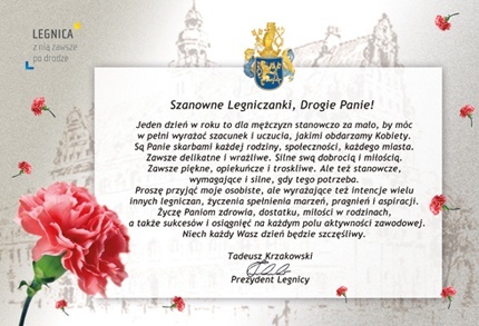 życzenia prezydenta Dzień Kobiet 2014