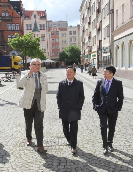 Ambasador Mongolii z wizytą w Legnicy
