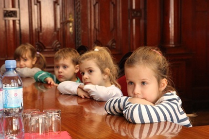 Przedszkolaki z wizytą u prezydenta